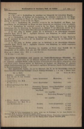 Verordnungs-Blatt für Eisenbahnen und Schiffahrt: Veröffentlichungen in Tarif- und Transport-Angelegenheiten 19240104 Seite: 11