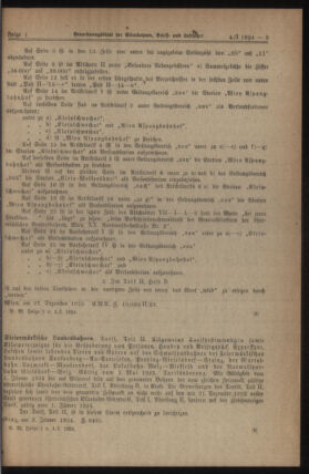 Verordnungs-Blatt für Eisenbahnen und Schiffahrt: Veröffentlichungen in Tarif- und Transport-Angelegenheiten 19240104 Seite: 3