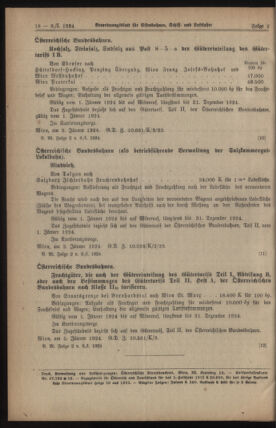 Verordnungs-Blatt für Eisenbahnen und Schiffahrt: Veröffentlichungen in Tarif- und Transport-Angelegenheiten 19240108 Seite: 4