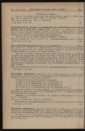 Verordnungs-Blatt für Eisenbahnen und Schiffahrt: Veröffentlichungen in Tarif- und Transport-Angelegenheiten 19240118 Seite: 2