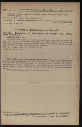 Verordnungs-Blatt für Eisenbahnen und Schiffahrt: Veröffentlichungen in Tarif- und Transport-Angelegenheiten 19240118 Seite: 7