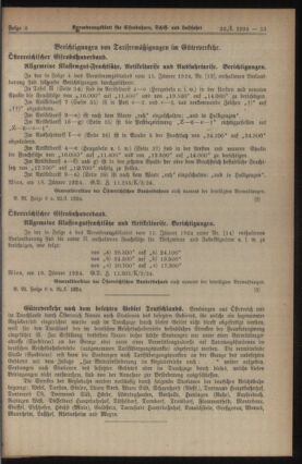 Verordnungs-Blatt für Eisenbahnen und Schiffahrt: Veröffentlichungen in Tarif- und Transport-Angelegenheiten 19240122 Seite: 3