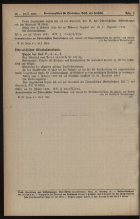 Verordnungs-Blatt für Eisenbahnen und Schiffahrt: Veröffentlichungen in Tarif- und Transport-Angelegenheiten 19240129 Seite: 10