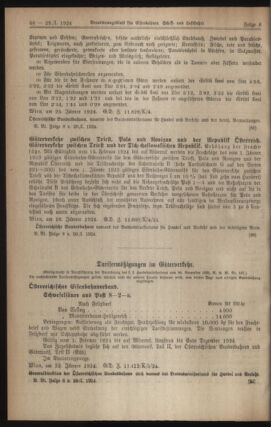 Verordnungs-Blatt für Eisenbahnen und Schiffahrt: Veröffentlichungen in Tarif- und Transport-Angelegenheiten 19240129 Seite: 8