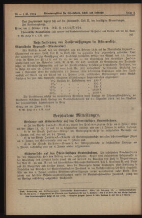 Verordnungs-Blatt für Eisenbahnen und Schiffahrt: Veröffentlichungen in Tarif- und Transport-Angelegenheiten 19240201 Seite: 10