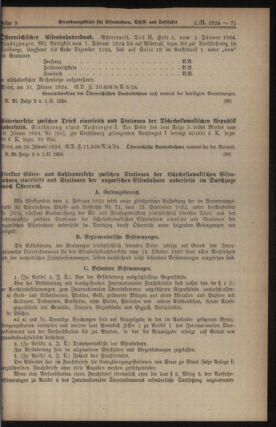 Verordnungs-Blatt für Eisenbahnen und Schiffahrt: Veröffentlichungen in Tarif- und Transport-Angelegenheiten 19240201 Seite: 3