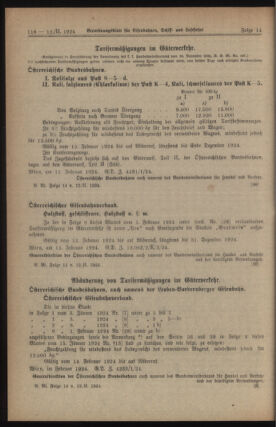 Verordnungs-Blatt für Eisenbahnen und Schiffahrt: Veröffentlichungen in Tarif- und Transport-Angelegenheiten 19240212 Seite: 6