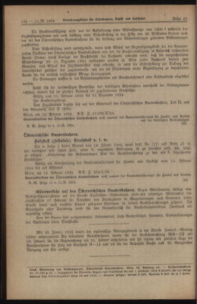 Verordnungs-Blatt für Eisenbahnen und Schiffahrt: Veröffentlichungen in Tarif- und Transport-Angelegenheiten 19240215 Seite: 6