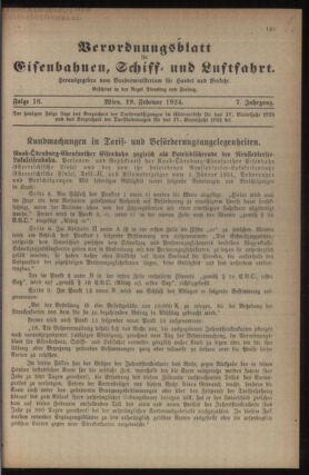 Verordnungs-Blatt für Eisenbahnen und Schiffahrt: Veröffentlichungen in Tarif- und Transport-Angelegenheiten