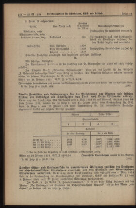 Verordnungs-Blatt für Eisenbahnen und Schiffahrt: Veröffentlichungen in Tarif- und Transport-Angelegenheiten 19240229 Seite: 4