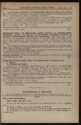 Verordnungs-Blatt für Eisenbahnen und Schiffahrt: Veröffentlichungen in Tarif- und Transport-Angelegenheiten 19240229 Seite: 5