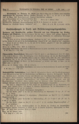 Verordnungs-Blatt für Eisenbahnen und Schiffahrt: Veröffentlichungen in Tarif- und Transport-Angelegenheiten 19240307 Seite: 3