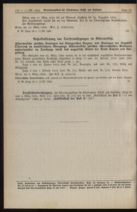 Verordnungs-Blatt für Eisenbahnen und Schiffahrt: Veröffentlichungen in Tarif- und Transport-Angelegenheiten 19240311 Seite: 8