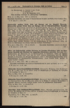 Verordnungs-Blatt für Eisenbahnen und Schiffahrt: Veröffentlichungen in Tarif- und Transport-Angelegenheiten 19240314 Seite: 6