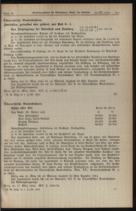 Verordnungs-Blatt für Eisenbahnen und Schiffahrt: Veröffentlichungen in Tarif- und Transport-Angelegenheiten 19240321 Seite: 15