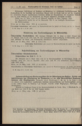 Verordnungs-Blatt für Eisenbahnen und Schiffahrt: Veröffentlichungen in Tarif- und Transport-Angelegenheiten 19240321 Seite: 20