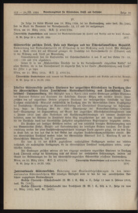 Verordnungs-Blatt für Eisenbahnen und Schiffahrt: Veröffentlichungen in Tarif- und Transport-Angelegenheiten 19240328 Seite: 6