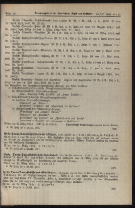 Verordnungs-Blatt für Eisenbahnen und Schiffahrt: Veröffentlichungen in Tarif- und Transport-Angelegenheiten 19240328 Seite: 7