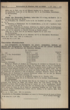 Verordnungs-Blatt für Eisenbahnen und Schiffahrt: Veröffentlichungen in Tarif- und Transport-Angelegenheiten 19240411 Seite: 9