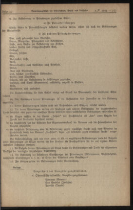 Verordnungs-Blatt für Eisenbahnen und Schiffahrt: Veröffentlichungen in Tarif- und Transport-Angelegenheiten 19240506 Seite: 7