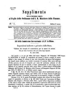 Verordnungsblatt für den Dienstbereich des K.K. Finanzministeriums für die im Reichsrate Vertretenen Königreiche und Länder 18550303 Seite: 1