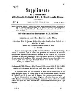 Verordnungsblatt für den Dienstbereich des K.K. Finanzministeriums für die im Reichsrate Vertretenen Königreiche und Länder 18550312 Seite: 3