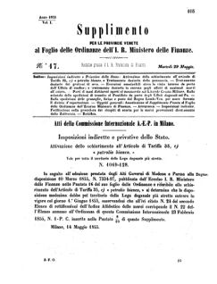 Verordnungsblatt für den Dienstbereich des K.K. Finanzministeriums für die im Reichsrate Vertretenen Königreiche und Länder 18550529 Seite: 9