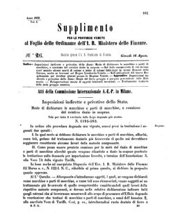 Verordnungsblatt für den Dienstbereich des K.K. Finanzministeriums für die im Reichsrate Vertretenen Königreiche und Länder 18550816 Seite: 5