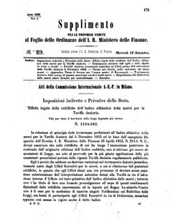 Verordnungsblatt für den Dienstbereich des K.K. Finanzministeriums für die im Reichsrate Vertretenen Königreiche und Länder 18550912 Seite: 7