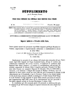 Verordnungsblatt für den Dienstbereich des K.K. Finanzministeriums für die im Reichsrate Vertretenen Königreiche und Länder 18560620 Seite: 1