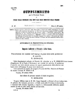 Verordnungsblatt für den Dienstbereich des K.K. Finanzministeriums für die im Reichsrate Vertretenen Königreiche und Länder 18561023 Seite: 1