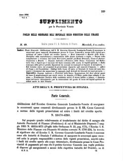 Verordnungsblatt für den Dienstbereich des K.K. Finanzministeriums für die im Reichsrate Vertretenen Königreiche und Länder 18561105 Seite: 1