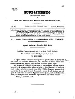 Verordnungsblatt für den Dienstbereich des K.K. Finanzministeriums für die im Reichsrate Vertretenen Königreiche und Länder 18561108 Seite: 1