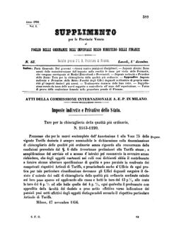 Verordnungsblatt für den Dienstbereich des K.K. Finanzministeriums für die im Reichsrate Vertretenen Königreiche und Länder 18561201 Seite: 1