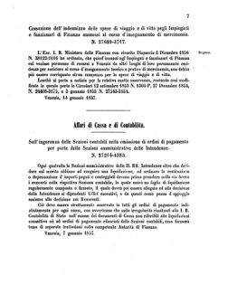 Verordnungsblatt für den Dienstbereich des K.K. Finanzministeriums für die im Reichsrate Vertretenen Königreiche und Länder 18570117 Seite: 7