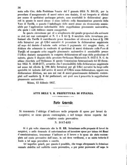 Verordnungsblatt für den Dienstbereich des K.K. Finanzministeriums für die im Reichsrate Vertretenen Königreiche und Länder 18570222 Seite: 2