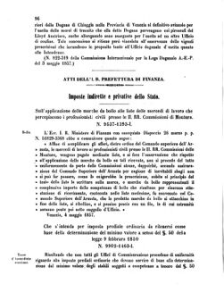 Verordnungsblatt für den Dienstbereich des K.K. Finanzministeriums für die im Reichsrate Vertretenen Königreiche und Länder 18570516 Seite: 6