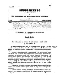 Verordnungsblatt für den Dienstbereich des K.K. Finanzministeriums für die im Reichsrate Vertretenen Königreiche und Länder 18570711 Seite: 1