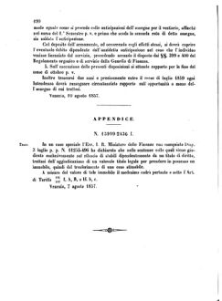 Verordnungsblatt für den Dienstbereich des K.K. Finanzministeriums für die im Reichsrate Vertretenen Königreiche und Länder 18570815 Seite: 20