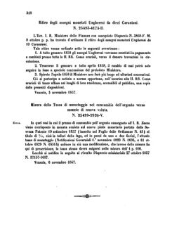 Verordnungsblatt für den Dienstbereich des K.K. Finanzministeriums für die im Reichsrate Vertretenen Königreiche und Länder 18571110 Seite: 6