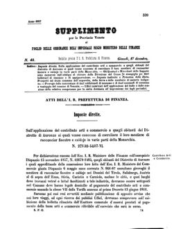 Verordnungsblatt für den Dienstbereich des K.K. Finanzministeriums für die im Reichsrate Vertretenen Königreiche und Länder 18571217 Seite: 1