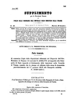 Verordnungsblatt für den Dienstbereich des K.K. Finanzministeriums für die im Reichsrate Vertretenen Königreiche und Länder 18571229 Seite: 1