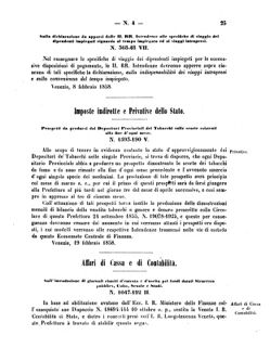 Verordnungsblatt für den Dienstbereich des K.K. Finanzministeriums für die im Reichsrate Vertretenen Königreiche und Länder 18580227 Seite: 5