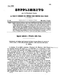 Verordnungsblatt für den Dienstbereich des K.K. Finanzministeriums für die im Reichsrate Vertretenen Königreiche und Länder 18580707 Seite: 5