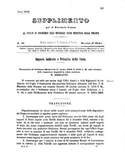 Verordnungsblatt für den Dienstbereich des K.K. Finanzministeriums für die im Reichsrate Vertretenen Königreiche und Länder 18581027 Seite: 1