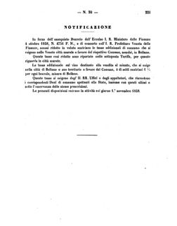 Verordnungsblatt für den Dienstbereich des K.K. Finanzministeriums für die im Reichsrate Vertretenen Königreiche und Länder 18581105 Seite: 11