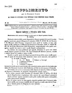 Verordnungsblatt für den Dienstbereich des K.K. Finanzministeriums für die im Reichsrate Vertretenen Königreiche und Länder 18591129 Seite: 1