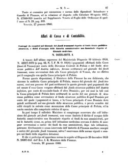 Verordnungsblatt für den Dienstbereich des K.K. Finanzministeriums für die im Reichsrate Vertretenen Königreiche und Länder 18600202 Seite: 5