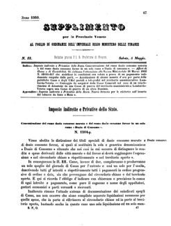 Verordnungsblatt für den Dienstbereich des K.K. Finanzministeriums für die im Reichsrate Vertretenen Königreiche und Länder 18600505 Seite: 1