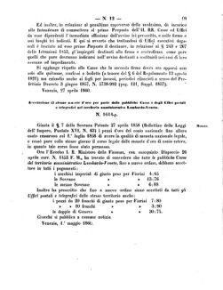 Verordnungsblatt für den Dienstbereich des K.K. Finanzministeriums für die im Reichsrate Vertretenen Königreiche und Länder 18600505 Seite: 3